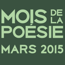Mois de la poésie 2015