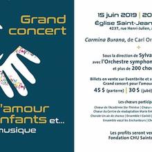 Grand concert pour l'amour des enfants