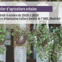 Atelier d'agriculture urbaine