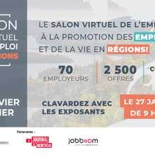 Salon virtuel de l’emploi en Régions