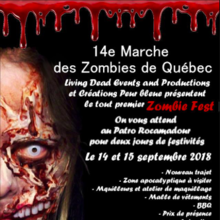 Marche des Zombies de Québec et Zombie Fest