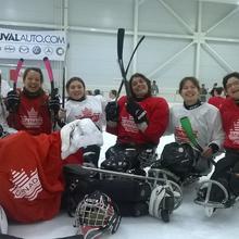 Hockey-luge féminin