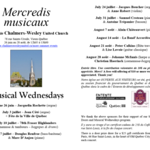 Mercredis Musicaux