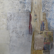 ODETTE THÉBERGE : “RÉSONANCES - Les murs se racontent” - peinture