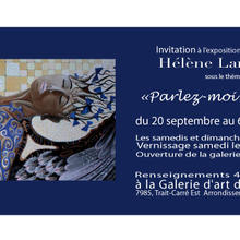 Vernissage de l'exposition « Parlez-moi de vous », de l’artiste Hélène Larouche