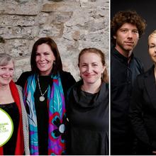 Musique wendat, québécoise et irlandaise avec Mocassins volants et Sophie & Fiachra & André Marchand