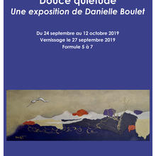 DOUCE QUIÉTUDE par Danielle Boulet