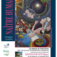 Exposition « Naître humain – un souffle de vie» de l’artiste Raynald Blouin.