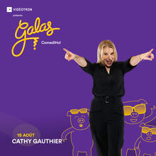 Gala ComediHa! animé Cathy Gauthier