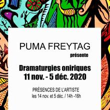 Exposition Dramaturgies oniriques présentée par Puma Freytag