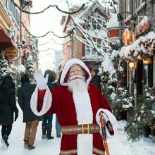 Animations de Noël au Quartier Petit Champlain