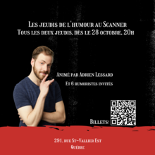 Les jeudis de l'humour au Scanner