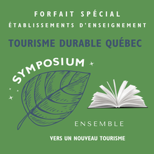 Symposium Ensemble vers un nouveau tourisme