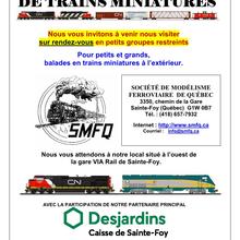 Exposition de trains miniatures à Sainte-Foy
