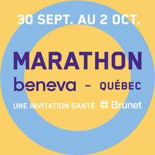 Marathon Beneva de Québec, une invitation santé Brunet