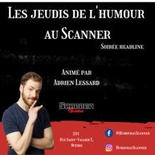 Les jeudis de l'humour au Scanner