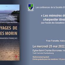 Conférence Société d'Histoire de Charlesbourg