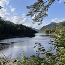 Randonnée dans la vallée de la Jacques-Cartier