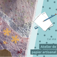 Fabrication de papier artisanal avec des fleurs séchées