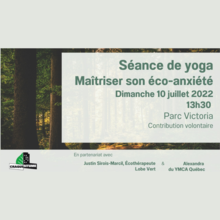 Atelier : Yoga et maîtriser son éco-anxiété