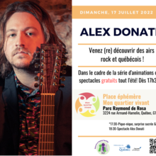 Spectacle en plein-air : Alex Donati