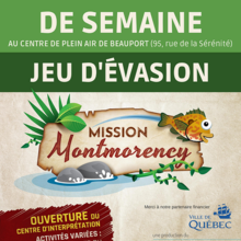 Jeu d'évasion « Mission Montmorency »