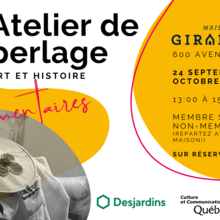 Atelier de perlage