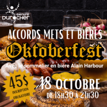 Accords mets et bières Oktoberfest