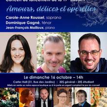 Amours, délices et opérettes !