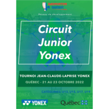 TOURNOI JEAN-CLAUDE-LAPRISE YONEX