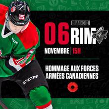 MATCH HOMMAGE AUX FORCES ARMÉES CANADIENNES