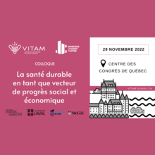 La santé durable en tant que vecteur de progrès social et économique