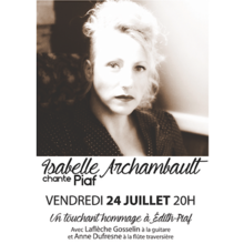 Isabelle Archambault chante Piaf