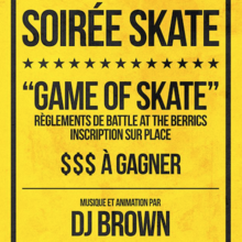Soirée skate "Game of Skate"